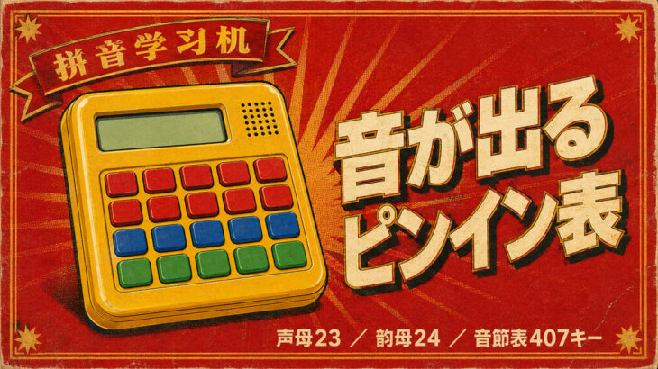 音が出るピンイン表｜中国で売っている「拼音学習機」をWebアプリで再現してみた